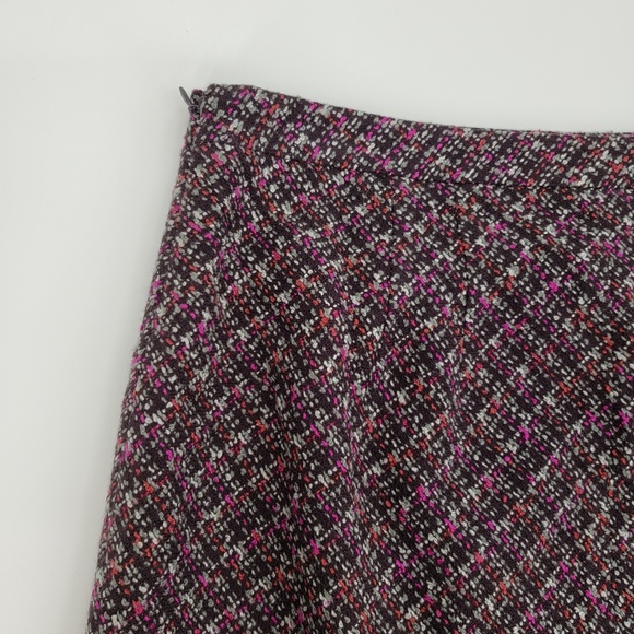 Loft Tweed A Line Skirt Sz 4P - Picture 5 of 7